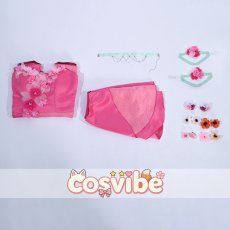 画像4: ウィンクス・クラブ（Winx Club）　フローラ　コスプレ衣装　 コスチューム　 cosplay　イベント仮装 (4)