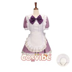 画像1: 魔法少女まどか☆マギカ　暁美ほむら　メイド服　コスプレ衣装　 コスチューム　 cosplay　イベント仮装 (1)