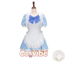 画像1: 魔法少女まどか☆マギカ　美樹さやか　メイド服　コスプレ衣装　 コスチューム　 cosplay　イベント仮装 (1)