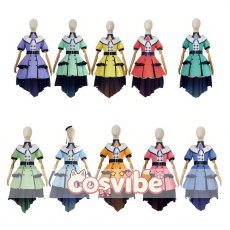 画像1: ラブライブ！スーパースター!!　Liella!　3期挿入歌　POP UP SHOP in TOWER RECORDS　澁谷かのん　唐可可　嵐千砂都　平安名すみれ　葉月恋　桜小路きな子　米女メイ　若菜四季　鬼塚夏美　鬼塚冬毬 ウィーン・マルガレーテ　コスプレ衣装　 コスチューム　 cosplay　イベント仮装 (1)