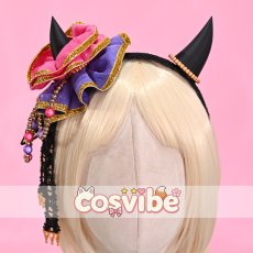 画像4: ラブライブ！サンシャイン!!　小原鞠莉　小悪魔編　覚醒後　コスプレ衣装　 コスチューム　 cosplay　イベント仮装 (4)