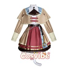 画像1: プロジェクトセカイ カラフルステージ！ feat. 初音ミク　小豆沢こはね　Detective Cat Robe　コスプレ衣装　 コスチューム　 cosplay　イベント仮装 (1)