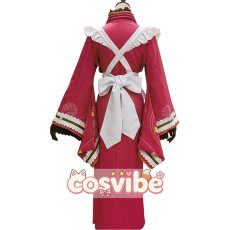 画像3: プロジェクトセカイ カラフルステージ！ feat. 初音ミク　天馬咲希　和風メイド服　コスプレ衣装　 コスチューム　 cosplay　イベント仮装 (3)