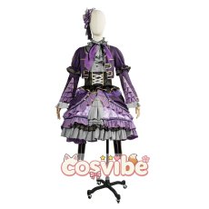 画像1: BanG Dream!（バンドリ！）　白金燐子　6周年記念　コスプレ衣装　 コスチューム　 cosplay　イベント仮装 (1)