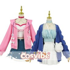 画像1: バーチャルYouTuber　VTuber　フワワ・アビスガード(Fuwawa Abyssgard)　モココ・アビスガード(Mococo Abyssgard)　コスプレ衣装　 コスチューム　 cosplay　イベント仮装 (1)