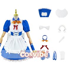 画像5: 新世紀エヴァンゲリオン　式波・アスカ・ラングレー　綾波レイ　メイドVer.　コスプレ衣装　 コスチューム　 cosplay　イベント仮装 (5)