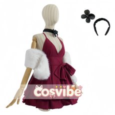 画像4: ブルーアーカイブ　浅黄ムツキ(ドレス)　コスプレ衣装　 コスチューム　 cosplay　イベント仮装 (4)