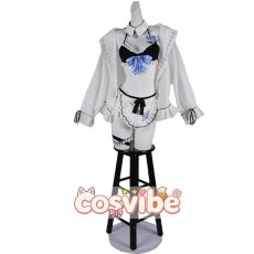 画像1: バーチャルYouTuber　VTuber　兎田ぺこら　ホロナツパラダイス　コスプレ衣装　 コスチューム　 cosplay　イベント仮装 (1)