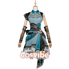 画像1: プロジェクトセカイ カラフルステージ！ feat. 初音ミク　日野森雫　ファシネイティング・アイドル　おまんじゅうでリラックス♪　コスプレ衣装　 コスチューム　 cosplay　イベント仮装 (1)
