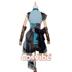 画像3: プロジェクトセカイ カラフルステージ！ feat. 初音ミク　日野森雫　ファシネイティング・アイドル　おまんじゅうでリラックス♪　コスプレ衣装　 コスチューム　 cosplay　イベント仮装 (3)